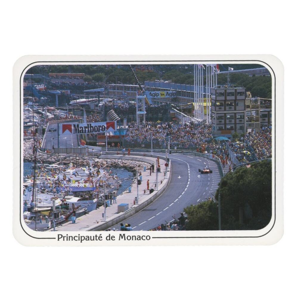 Vintage Monaco Grand Prix Postcard John Blakemore Photographer Unused